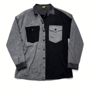 Grey-Black Split Shirt