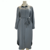 Belted Shirt Midi Dress