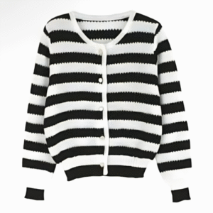 Classic Striped Cardigan